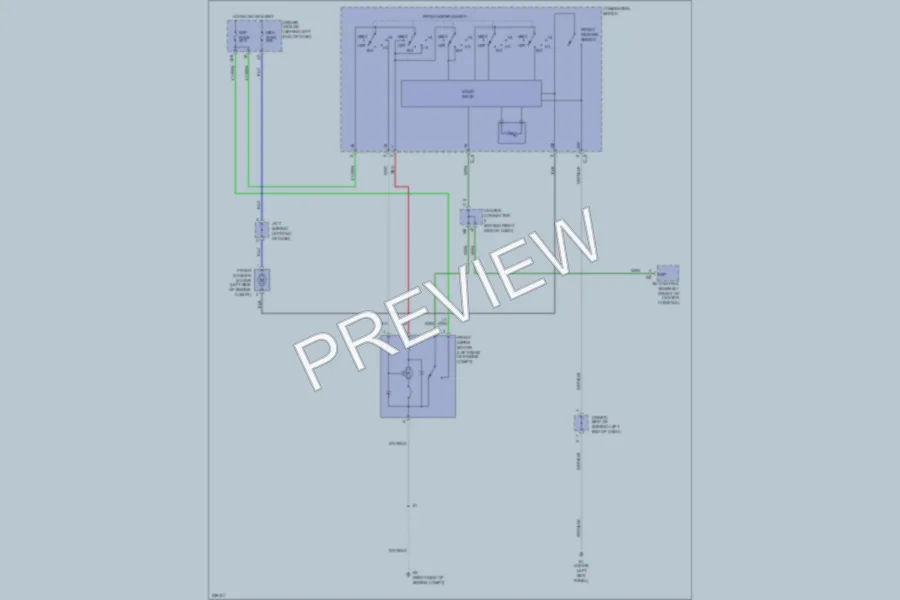 2006 Toyota Prius Wiper Washer wiring diagram preview