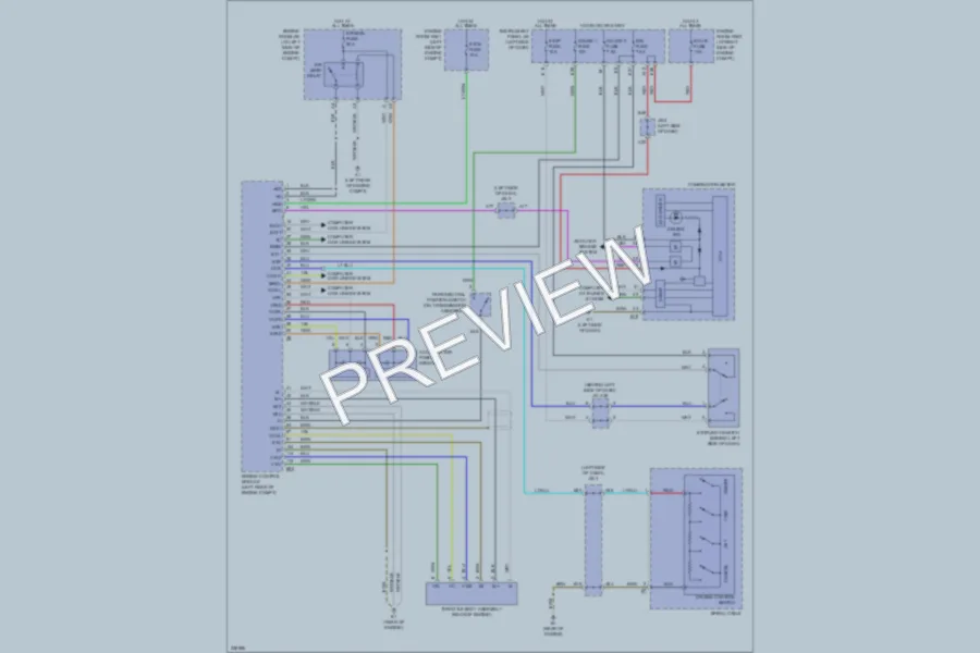 2006 Toyota RAV4 Cruise Control wiring diagram preview