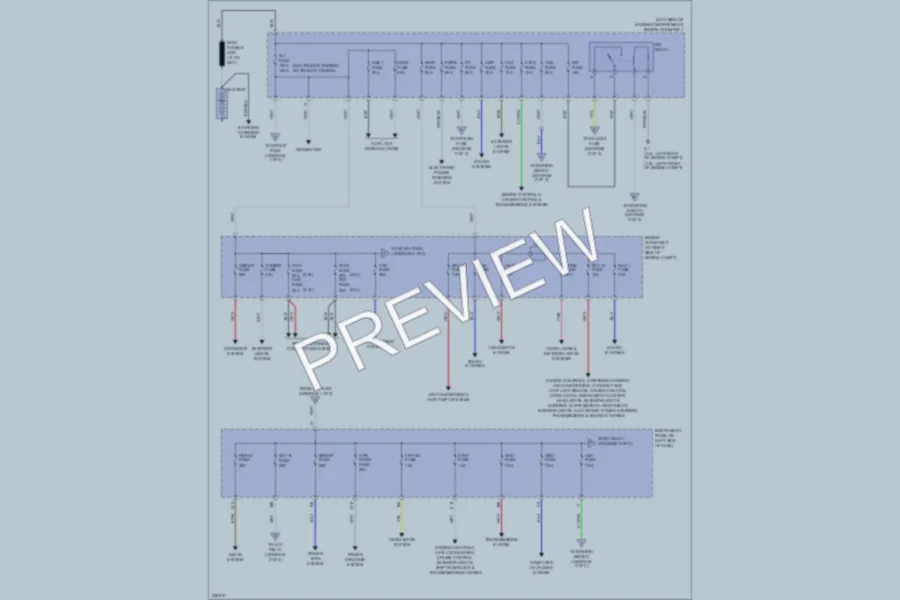 2006 Toyota RAV4 Power Distribution wiring diagram preview