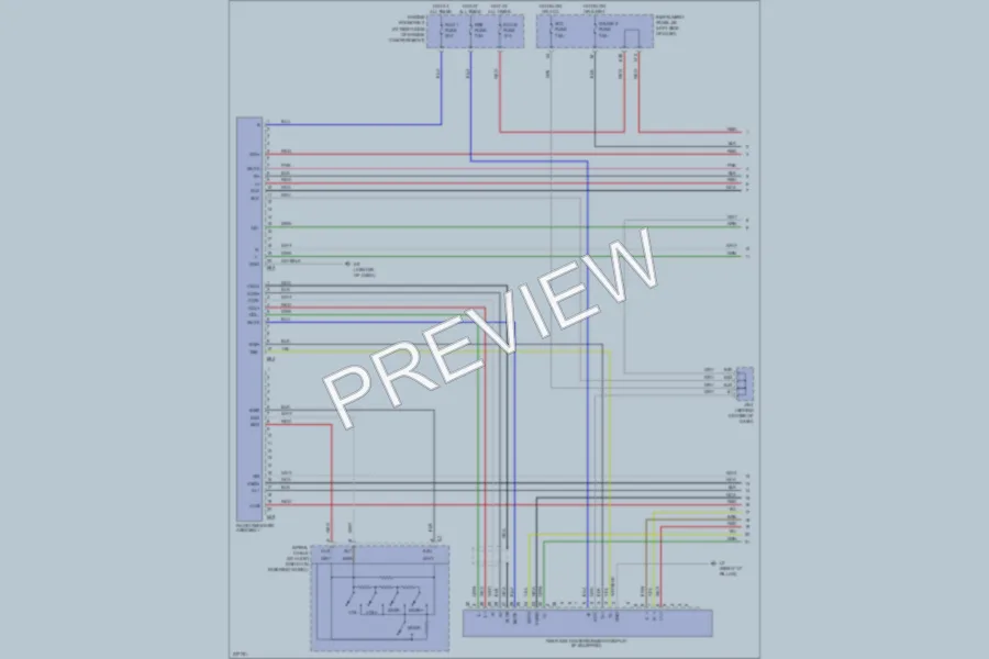 2006 Toyota RAV4 Radio wiring diagram preview