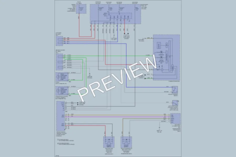 2006 Toyota RAV4 Warning Systems wiring diagram preview