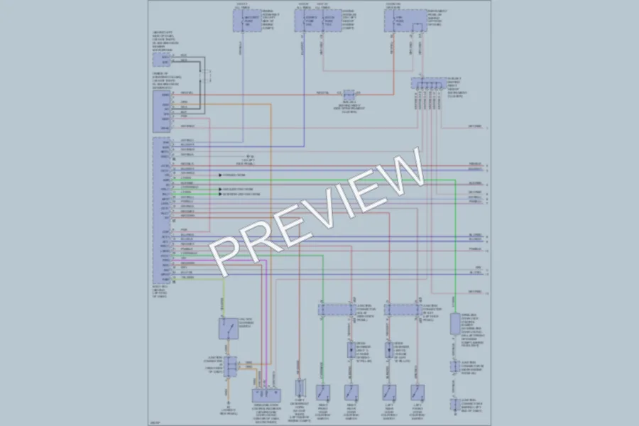 2006 Toyota Sequoia Anti Theft wiring diagram preview