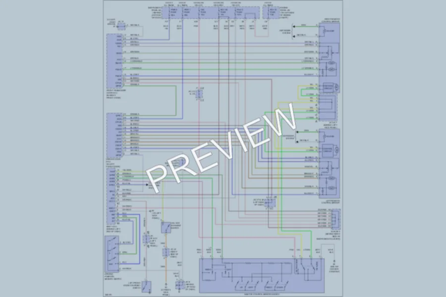 2006 Toyota Sequoia Memory Systems wiring diagram preview