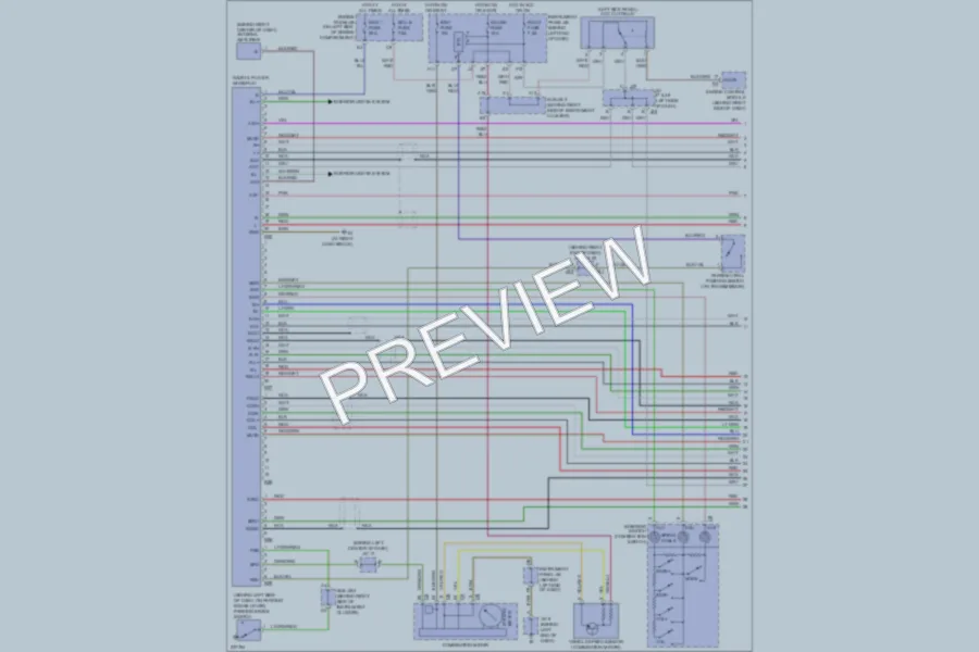 2006 Toyota Sequoia Radio wiring diagram preview