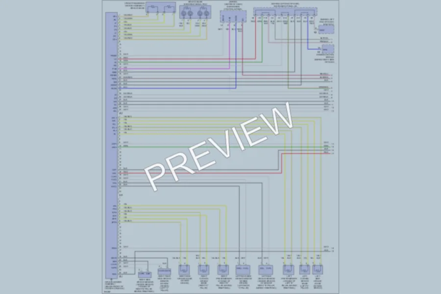 2006 Toyota Sequoia Supplemental Restraints wiring diagram preview