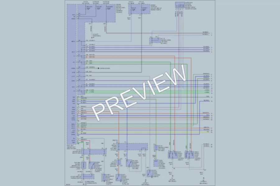 2006 Toyota Sienna Power Door Locks wiring diagram preview