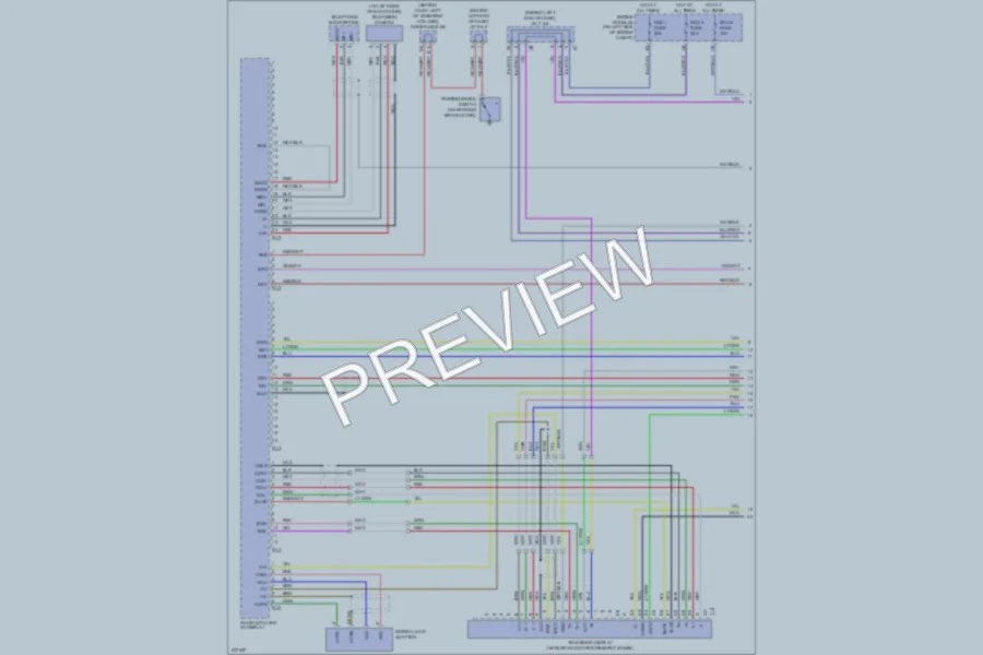 2006 Toyota Sienna Radio wiring diagram preview