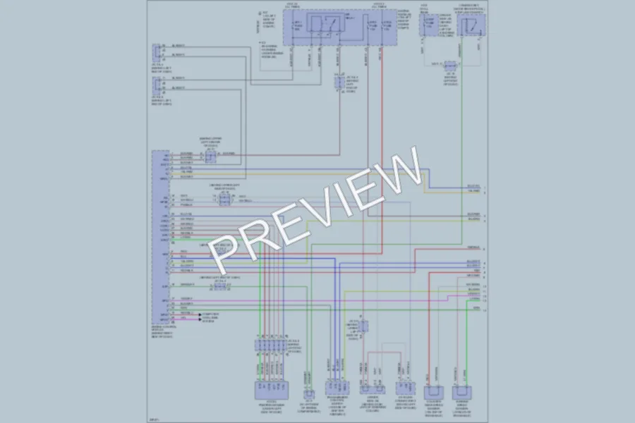 2006 Toyota Sienna Transmission wiring diagram preview