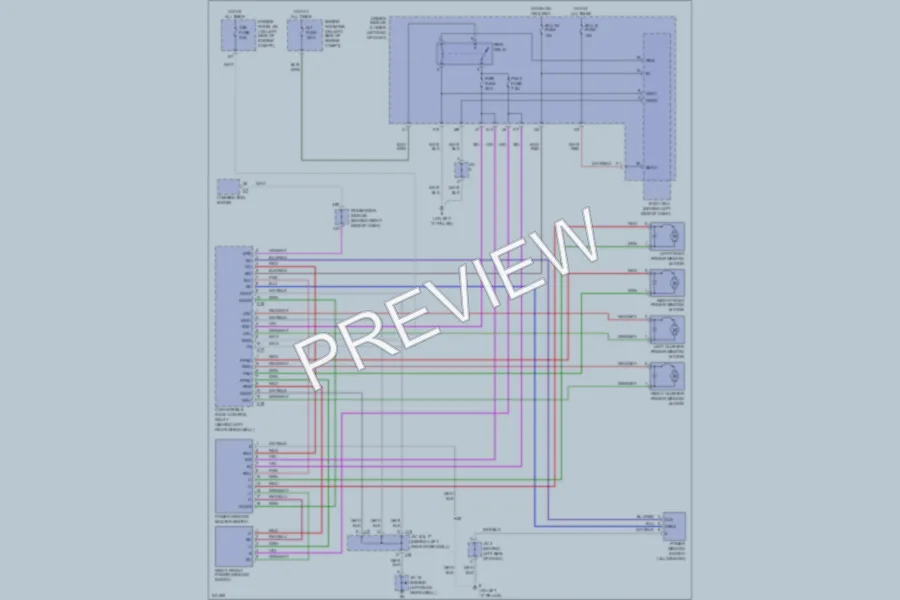 2006 Toyota Solara Power Windows wiring diagram preview