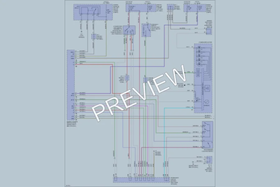 2006 Toyota Solara Transmission wiring diagram preview