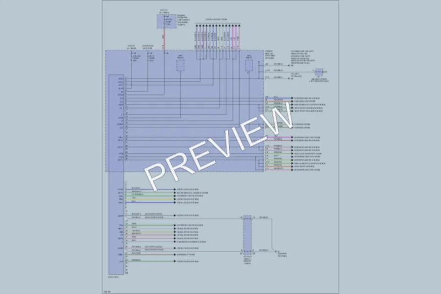 2006 Toyota Tacoma Body Control Modules wiring diagram preview