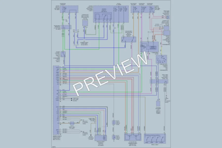 2006 Toyota Tacoma Cruise Control wiring diagram preview