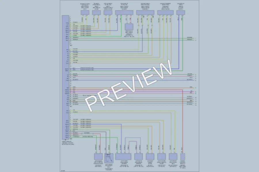 2006 Toyota Tacoma Supplemental Restraints wiring diagram preview