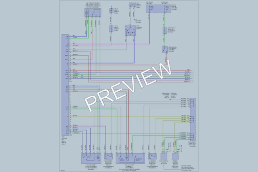 2006 Toyota Tacoma Transmission wiring diagram preview