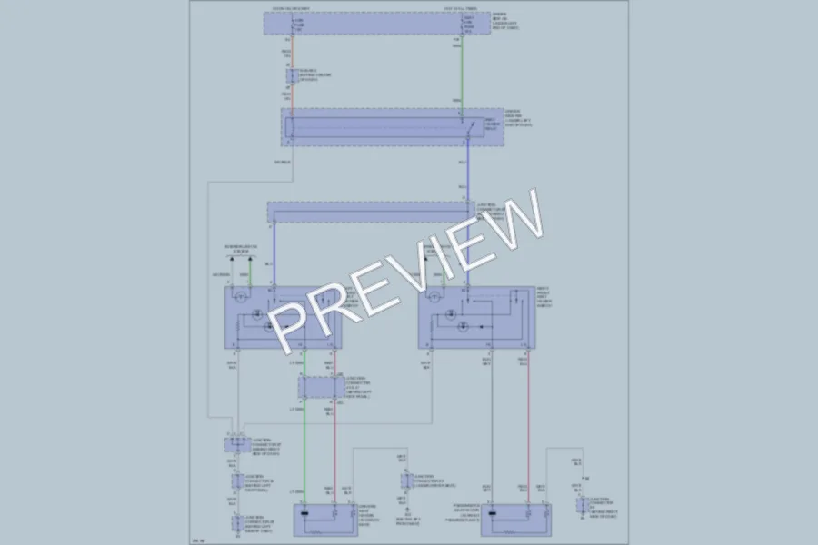 2006 Toyota Tundra Power Seats wiring diagram preview