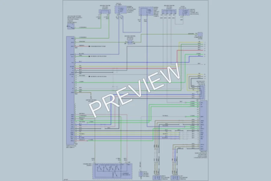 2006 Toyota Tundra Radio wiring diagram preview