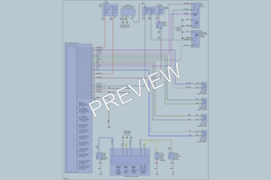 2006 Volkswagen GTI Anti Lock Brakes wiring diagram preview