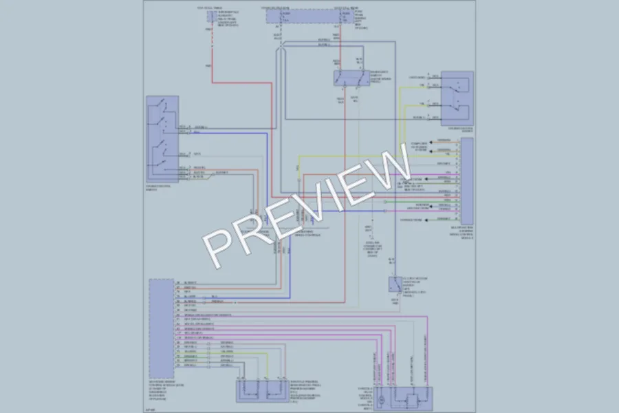 2006 Volkswagen GTI Cruise Control wiring diagram preview