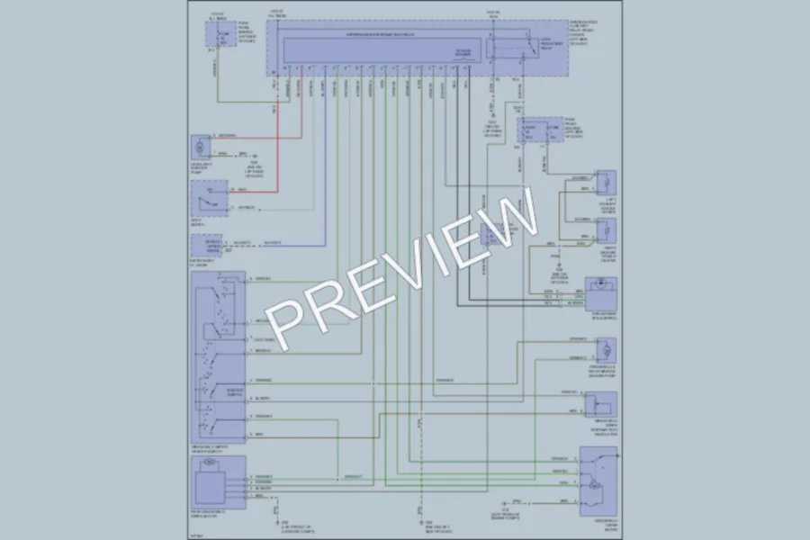 2006 Volkswagen GTI Wiper Washer wiring diagram preview