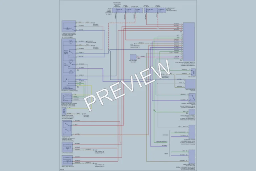 2006 Volkswagen Golf Air Conditioning wiring diagram preview