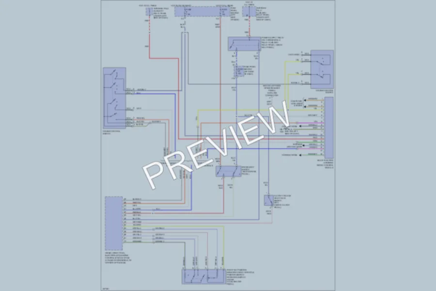2006 Volkswagen Golf Cruise Control wiring diagram preview