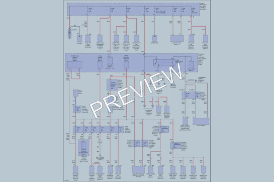 2006 Volkswagen Golf Power Distribution wiring diagram preview