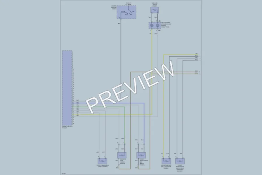 2006 Volkswagen Golf Supplemental Restraints wiring diagram preview