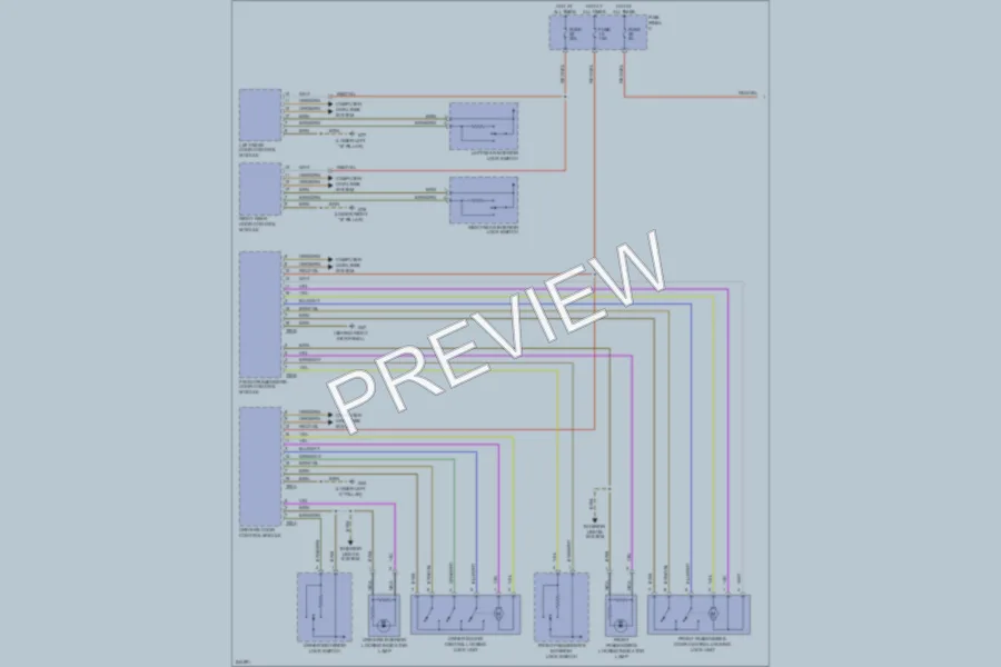 2006 Volkswagen Jetta Anti Theft wiring diagram preview