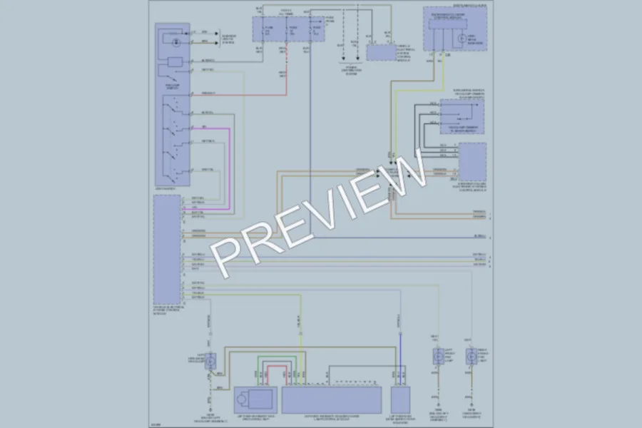 2006 Volkswagen Jetta Headlights wiring diagram preview