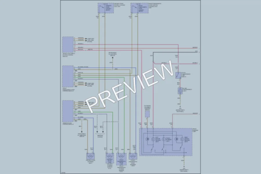 2006 Volkswagen Jetta Interior Lights wiring diagram preview