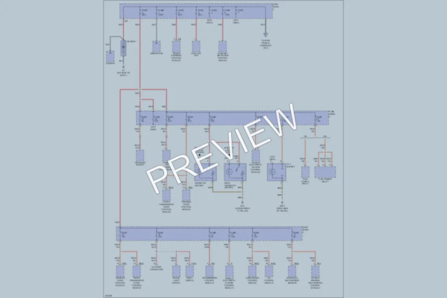 2006 Volkswagen Jetta Power Distribution wiring diagram preview
