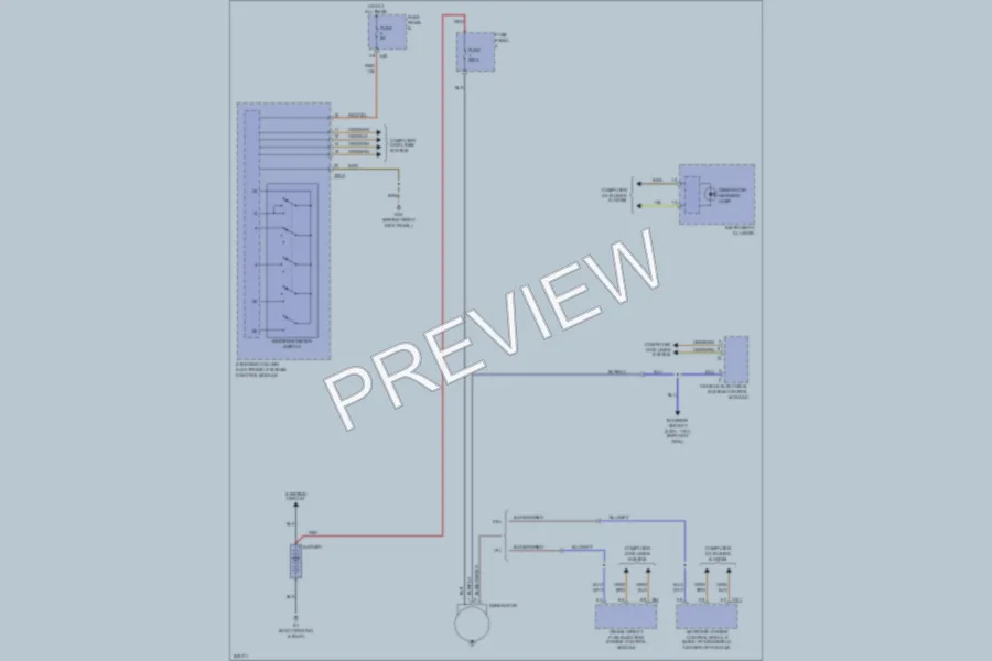 2006 Volkswagen Jetta Starting Charging wiring diagram preview