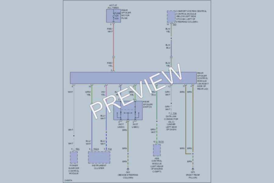 2006 Volkswagen NewBeetle Active Bodyworks wiring diagram preview