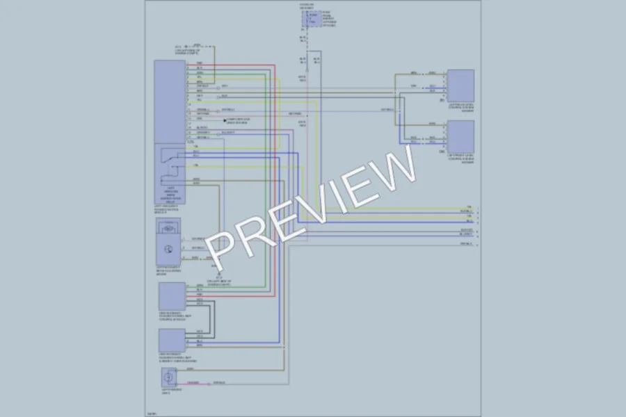 2006 Volkswagen NewBeetle Headlights wiring diagram preview