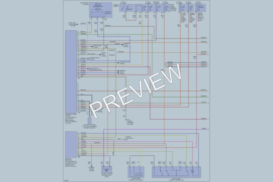 2006 Volkswagen NewBeetle Power Door Locks wiring diagram preview