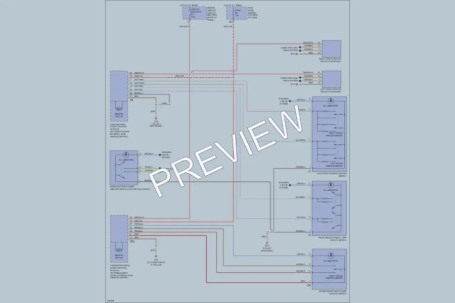 2006 Volkswagen NewBeetle Power Windows wiring diagram preview