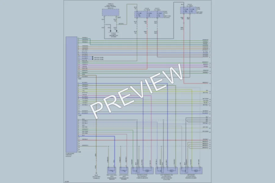 2006 Volkswagen Passat Air Conditioning wiring diagram preview