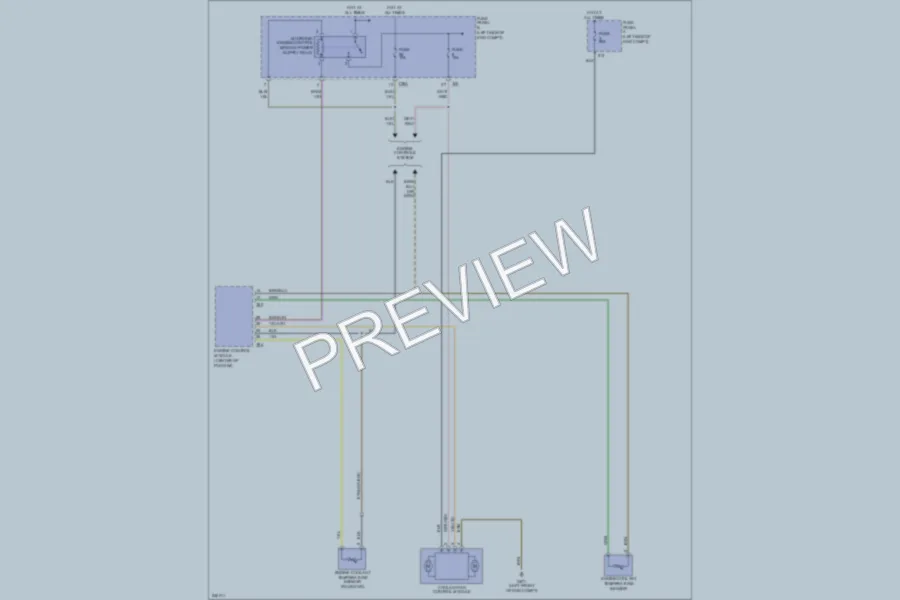 2006 Volkswagen Passat Cooling Fan wiring diagram preview