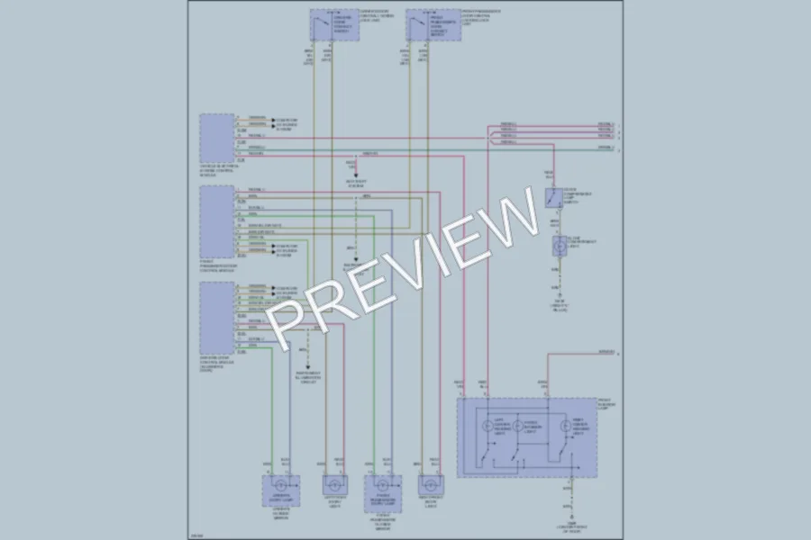 2006 Volkswagen Passat Interior Lights wiring diagram preview