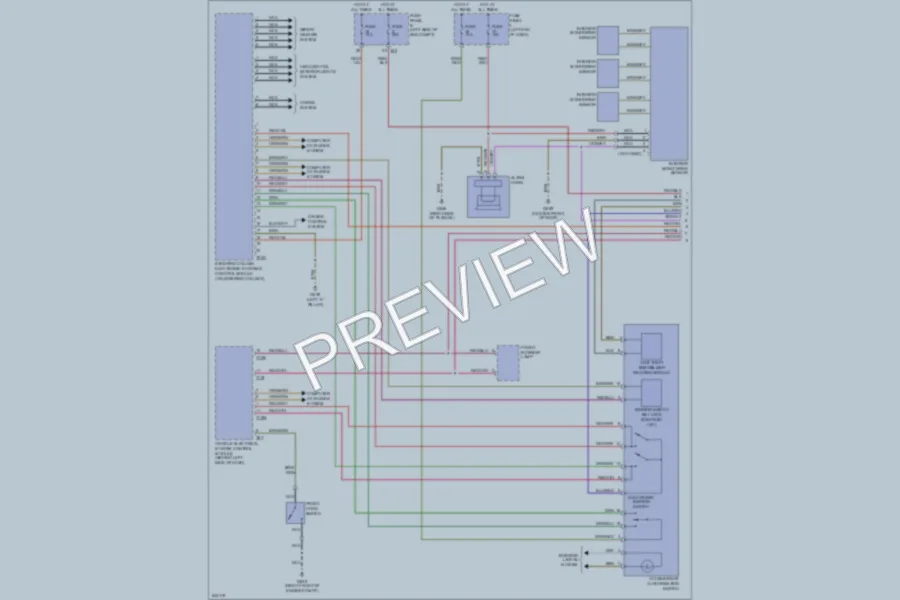 2006 Volkswagen Passat Power Door Locks wiring diagram preview
