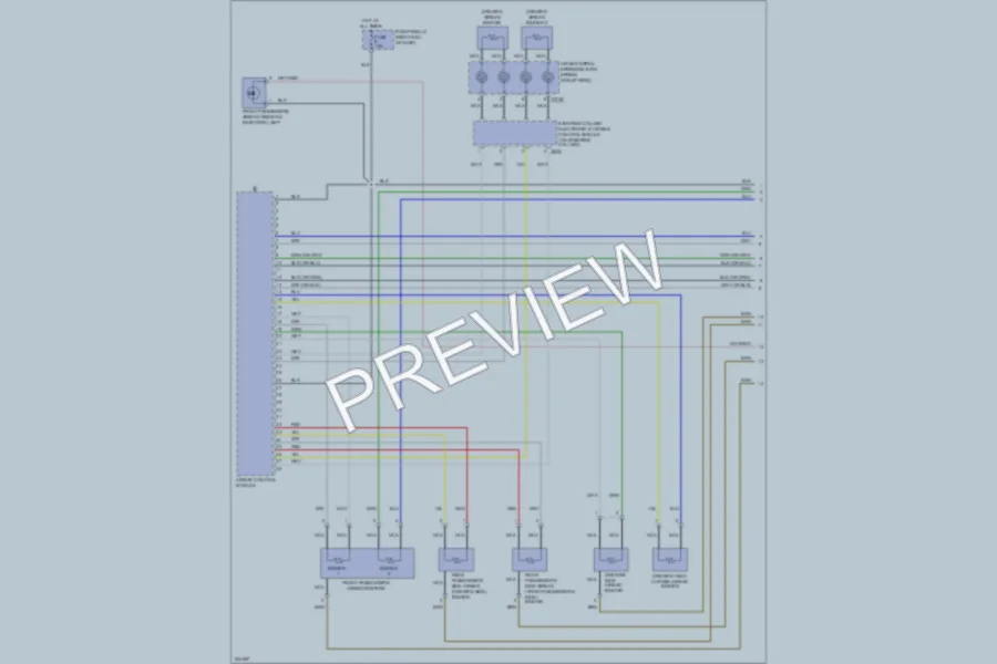 2006 Volkswagen Passat Supplemental Restraints wiring diagram preview