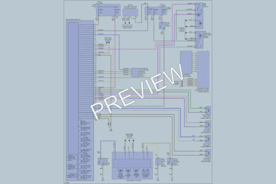 2006 Volkswagen Rabbit Anti Lock Brakes wiring diagram preview