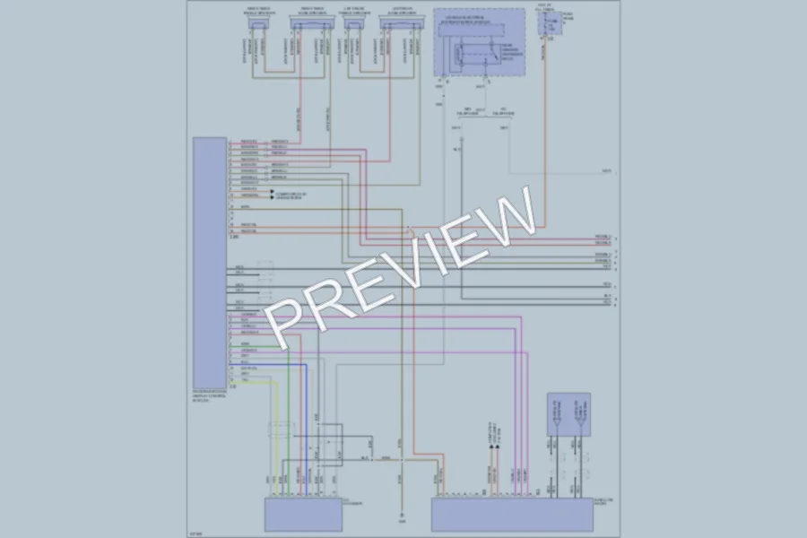 2006 Volkswagen Rabbit Navigation wiring diagram preview