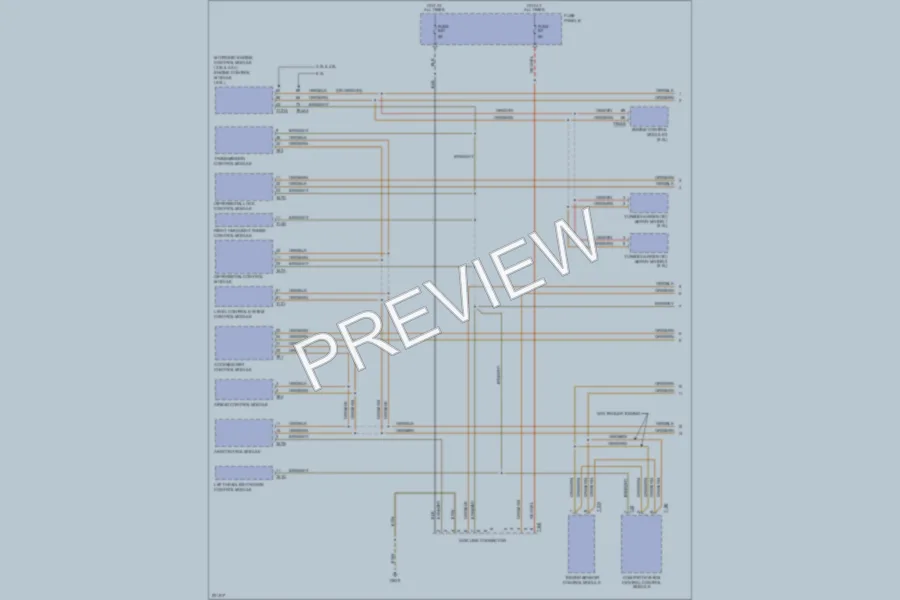 2006 Volkswagen Touareg Computer Data Lines wiring diagram preview