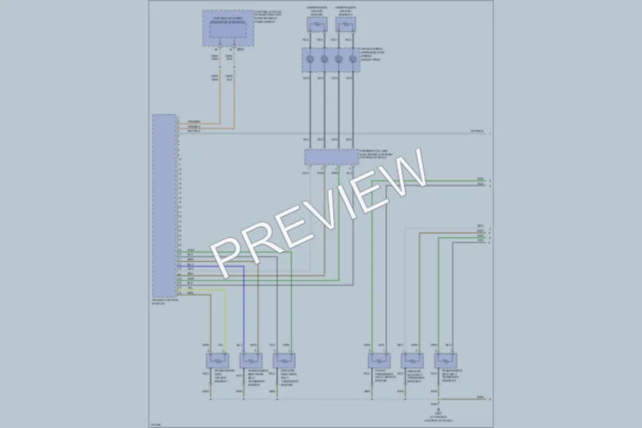 2006 Volkswagen Touareg Supplemental Restraints wiring diagram preview