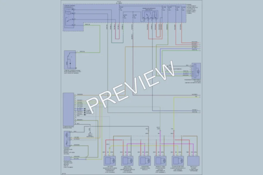 2006 Volvo C70 Air Conditioning wiring diagram preview