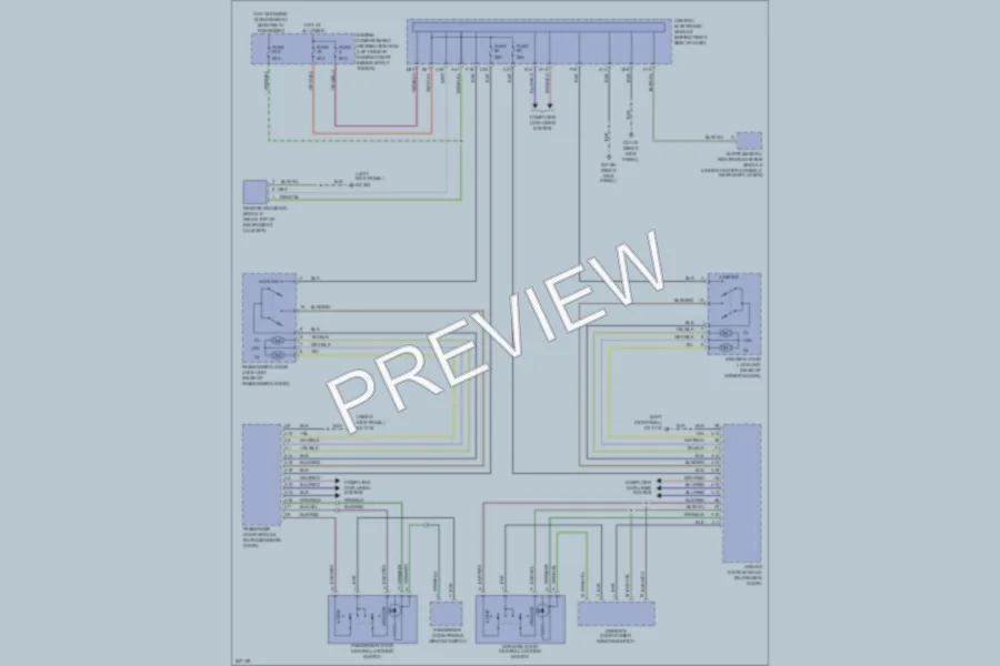 2006 Volvo C70 Power Door Locks wiring diagram preview