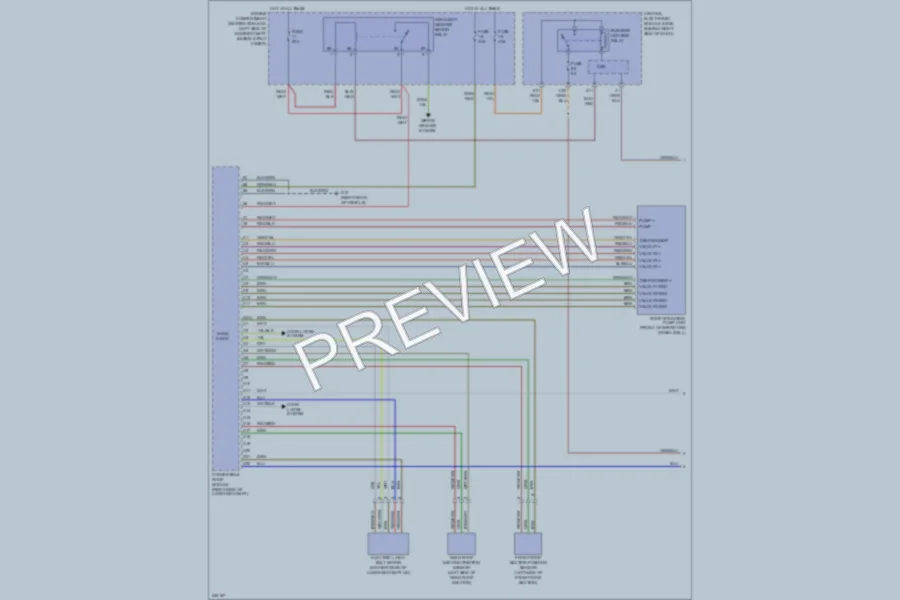 2006 Volvo C70 Power Top Sunroof wiring diagram preview