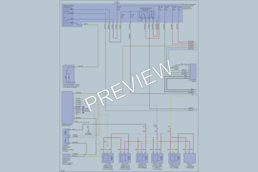 2006 Volvo S40 Air Conditioning wiring diagram preview