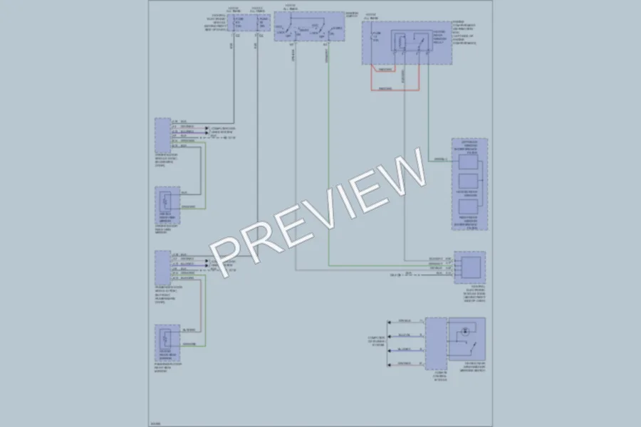 2006 Volvo S40 Defoggers wiring diagram preview